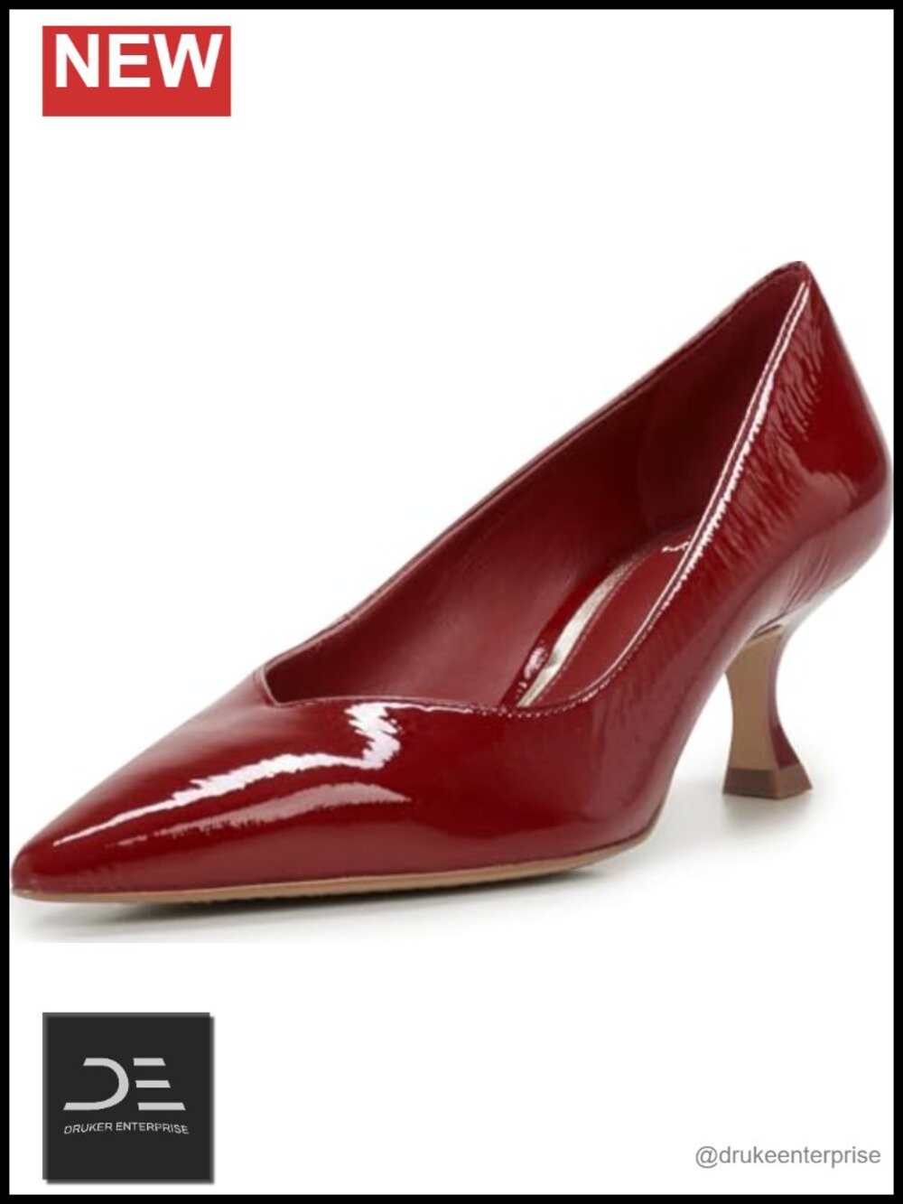 Vince Camuto Women's Margie Pointed Toe Kitten Heel Pump Leather